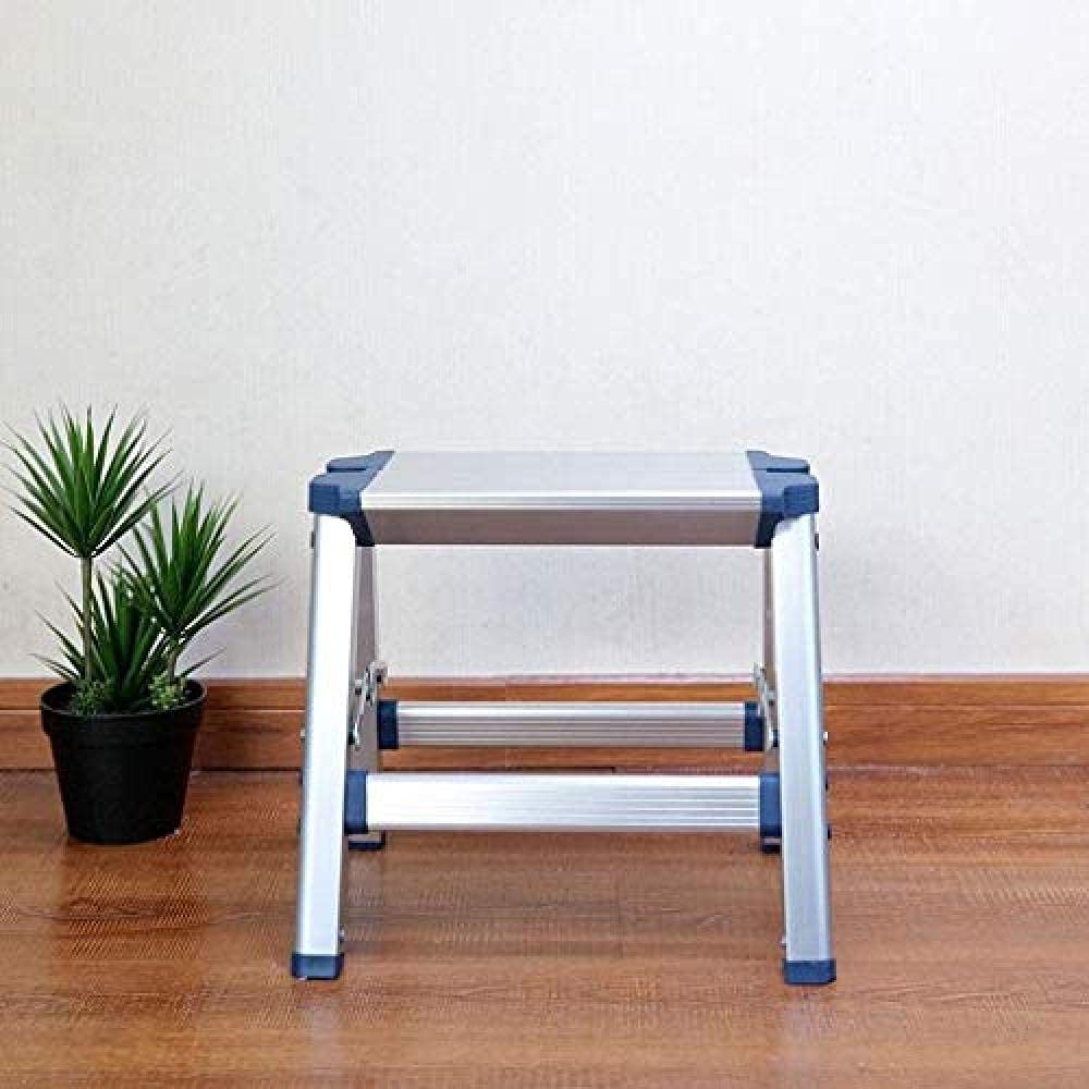 Taburete con escalera plegable para cocina y organizar armarios altos
