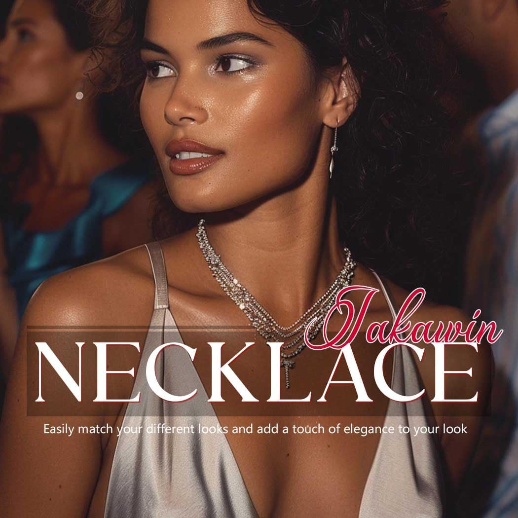 JAKAWIN Butterfly Rhinestone Choker Necklace Silver Diamond Choker Jewelry for Women - Image 5