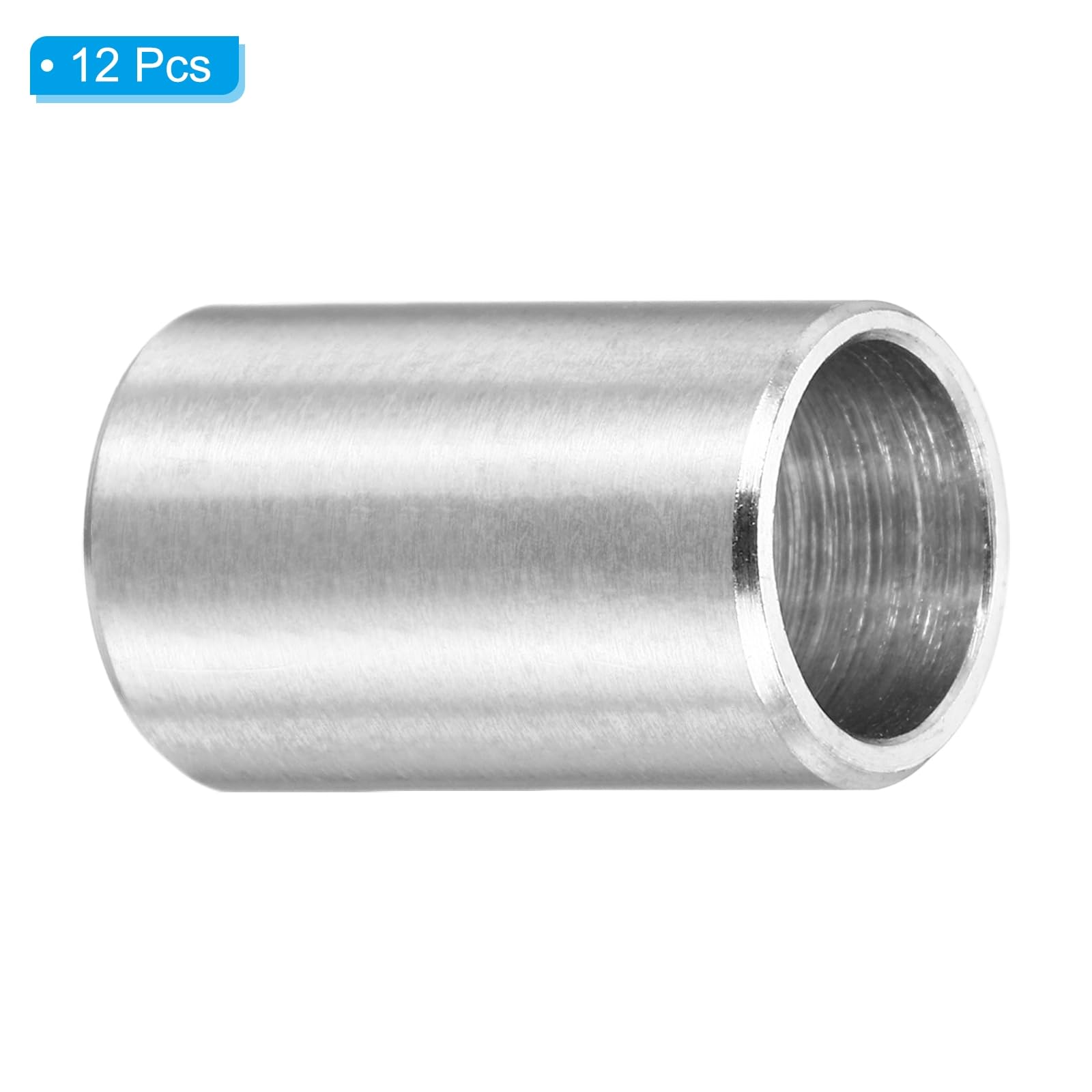 PATIKIL M8 Stainless Steel Spacers, 12Pcs Metal Spacer 8mm ID x 10mm OD x 16mm L Screw Standoff for 5/16" or M8 Screw - Image 3