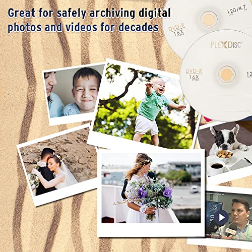 Image of DVD-R 16X 4.7GB Logo Top Blank DVD Discs 50-Pack Spindle | Marker-writable logo top for easy labeling and reliable recording. Spindle pack. FFP shipping protection. Cake Box