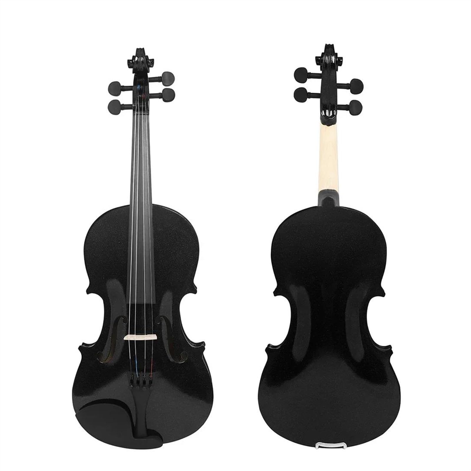 Violine Violine Schwarz Massivholz Violinenset
