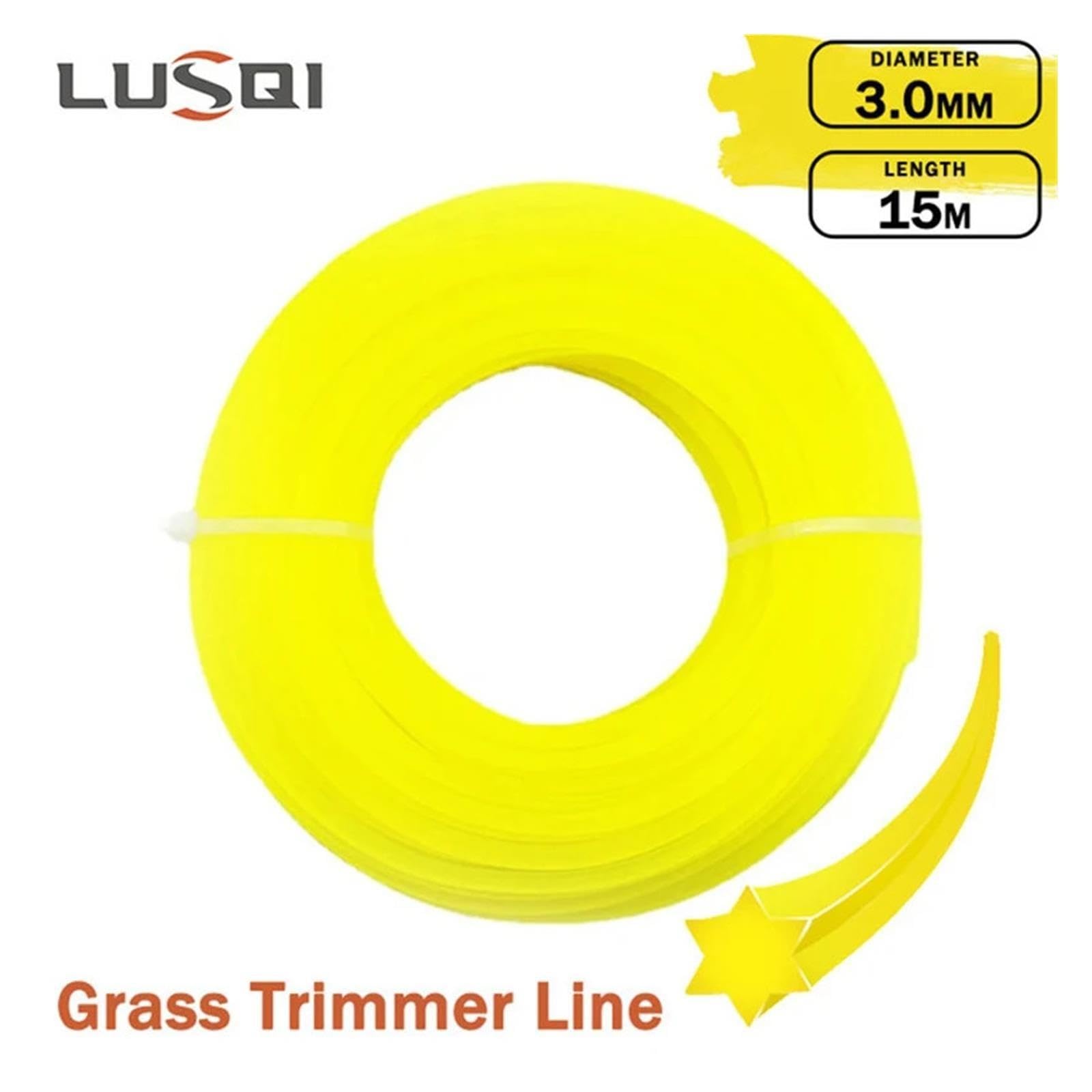 Hilo for podadora de césped de Nailon de 15m/10m/5m*3mm