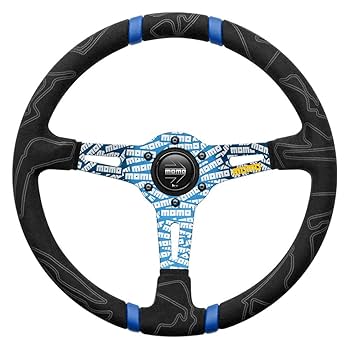 MOMO race 35π momo race 35π Momo Race Steering Wheel - Black Leather