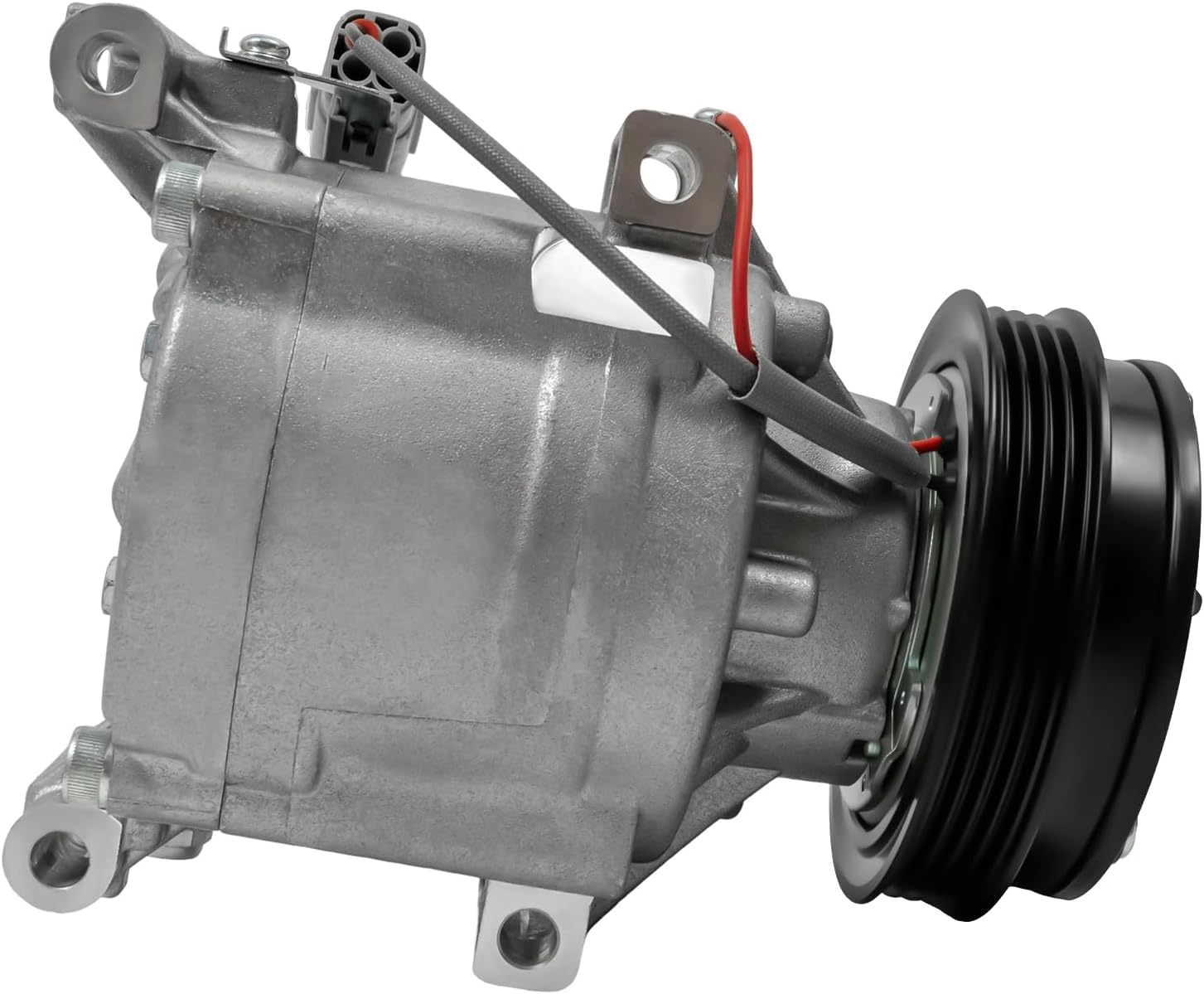 Air Conditioner Compressor, A/C Compressor with Clutch, Car Ac Compressor Compressors Parts 14.99lbs for 2000-2005 Toyota Echo 1.5L Models(Silver)