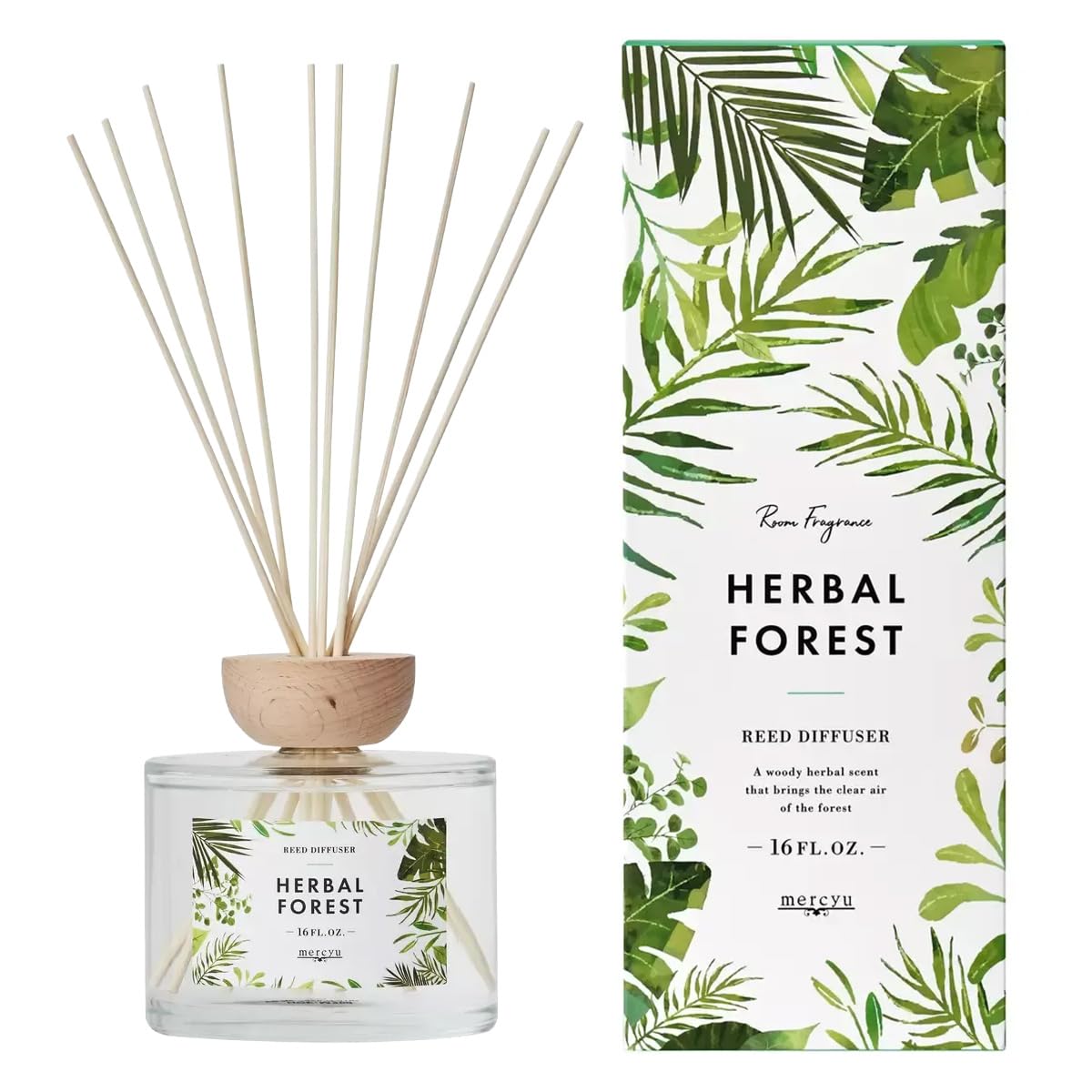 HERBAL FOREST リードディフューザー 500ml Amazon.co.jp: MERCYU リードディフューザー 500ml HERBAL FOREST