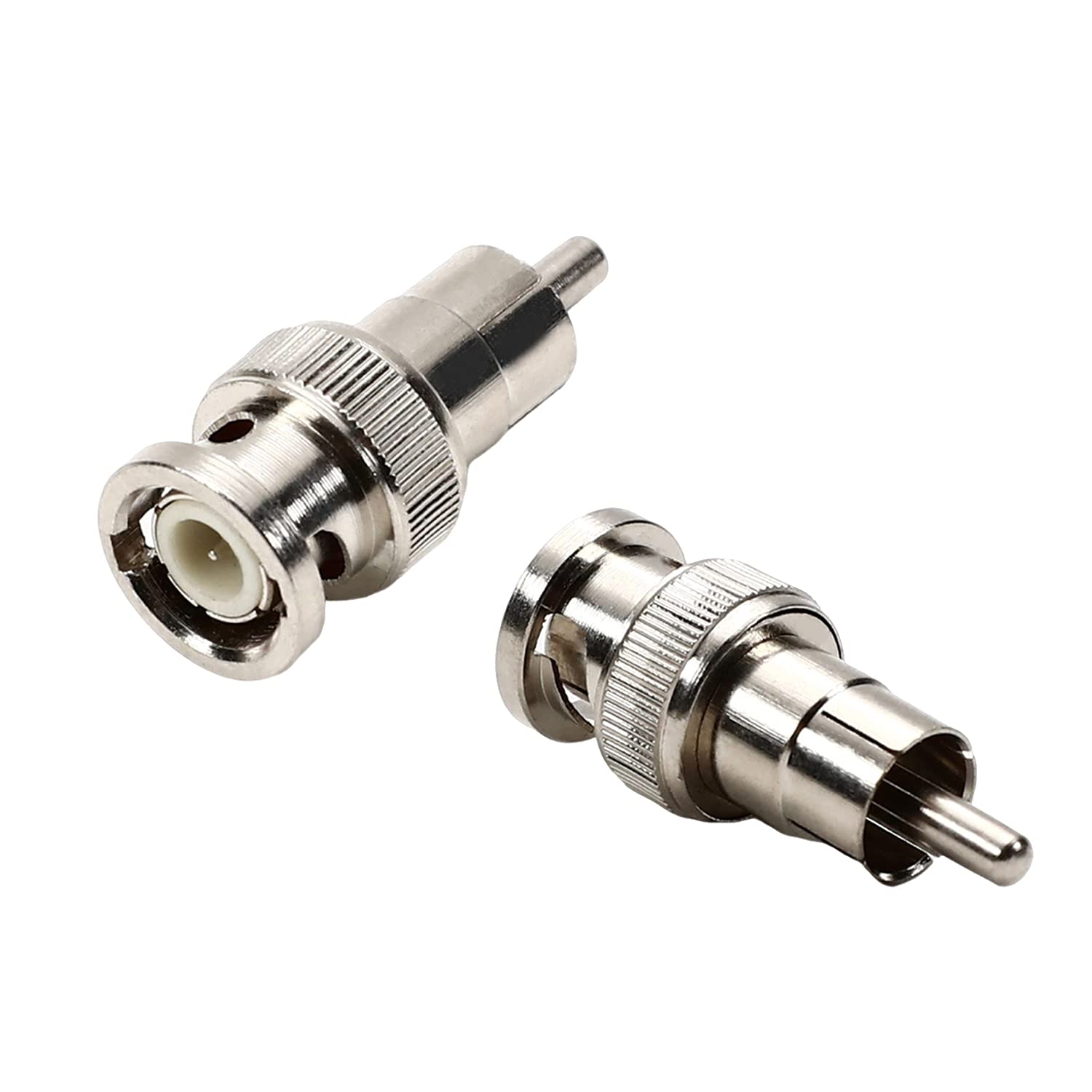 2 Cavi Coassiali BNC Maschio A RCA Maschio – 0,5m, Placcati Oro, 50 Ohm - 3