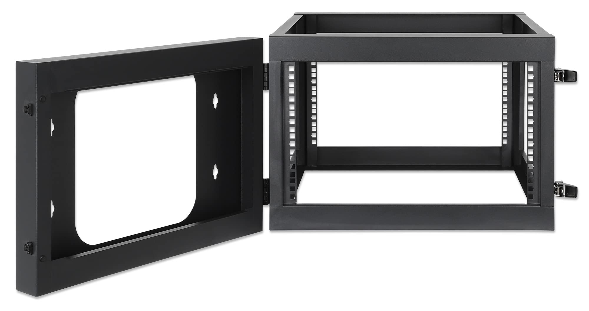 INTELLINET 716031 Armadio a Muro 19" Open Frame 4 Montanti 6U Nero