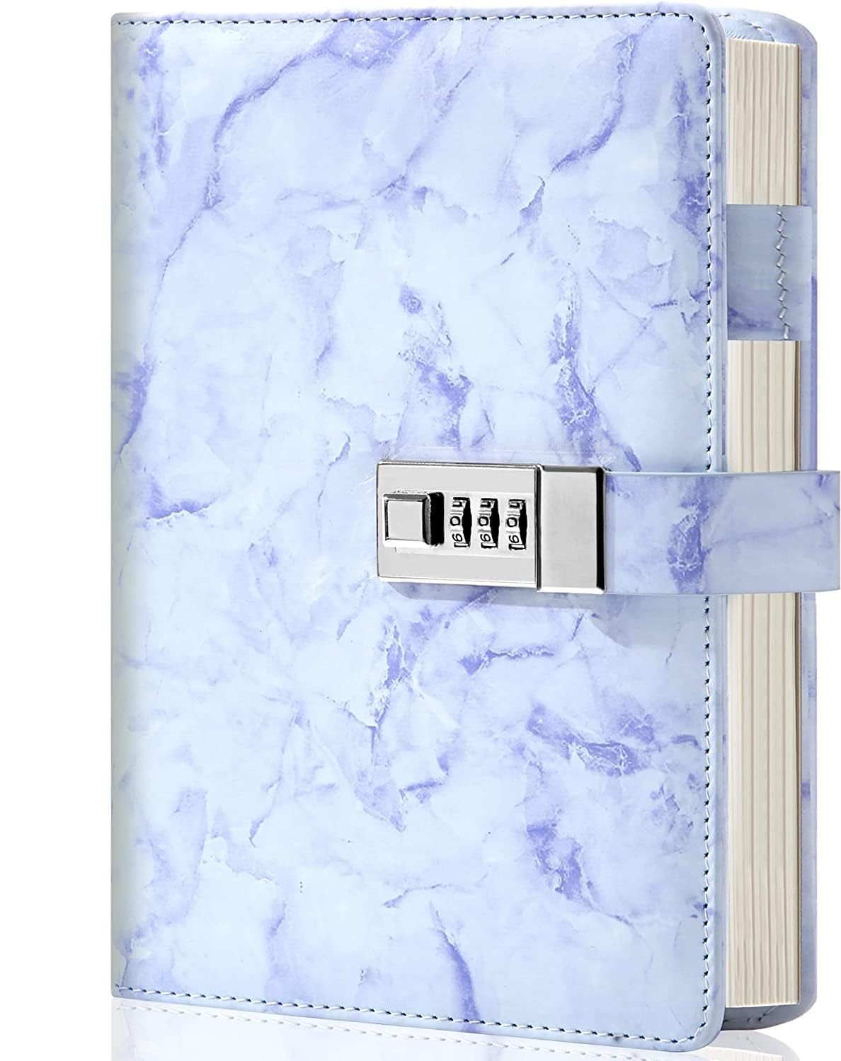 VATTU Diary Journal with Locks for Girls and Women Secret Diaries Journal with Code Lock A5 Notebooks with Combination Lock PU Leather Cover Diary Notebook for Teen Girl - Marble Design (B0CW1SGKWL) Amazon Price History, Amazon Price Tracker