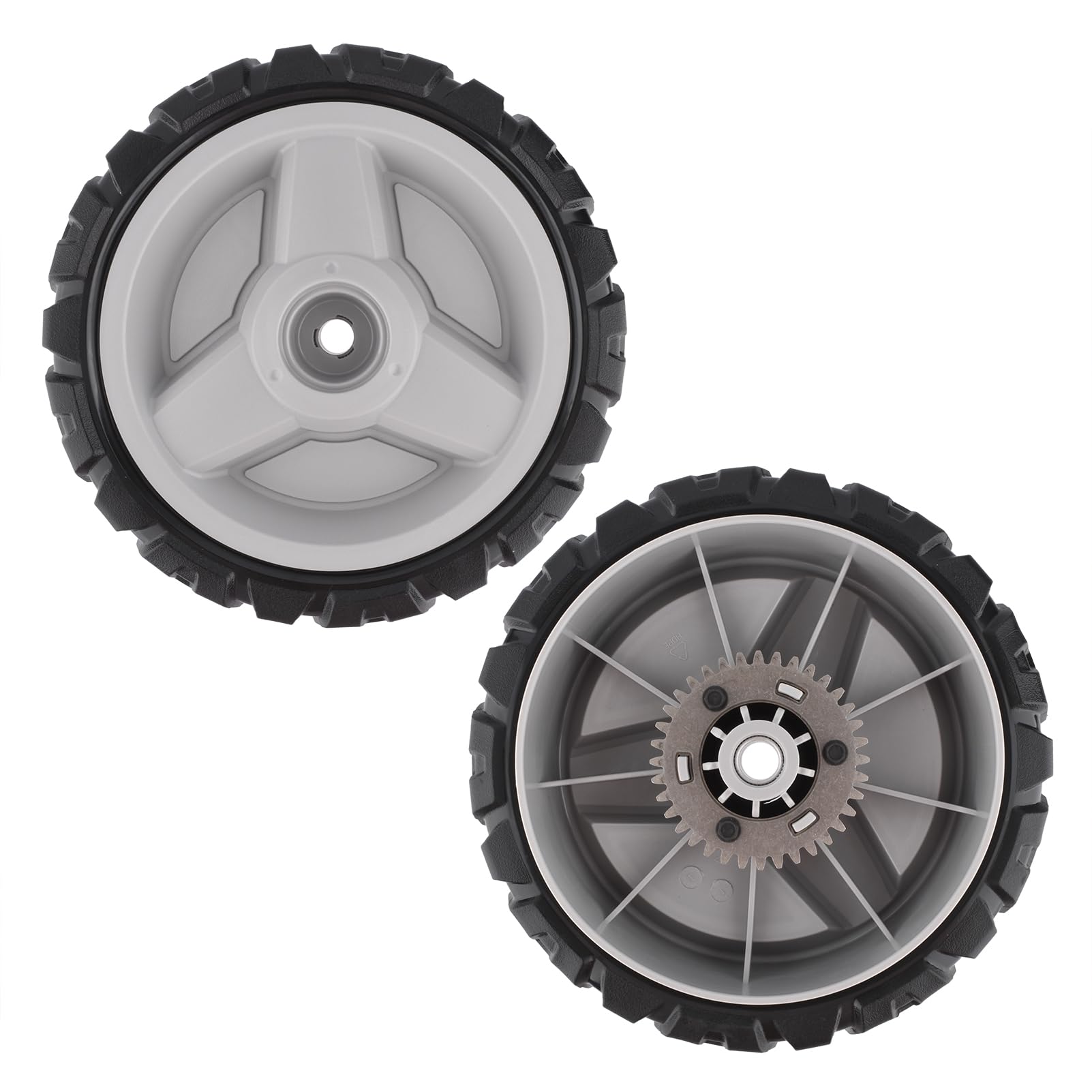 2 piezas Rueda para Husqvarna cortacésped 580365301 593198101 compatible con L321AH LC221A HU675AWD HU700AWD HU725AWD HU800AWD para cortacésped Craftsman GCV-160