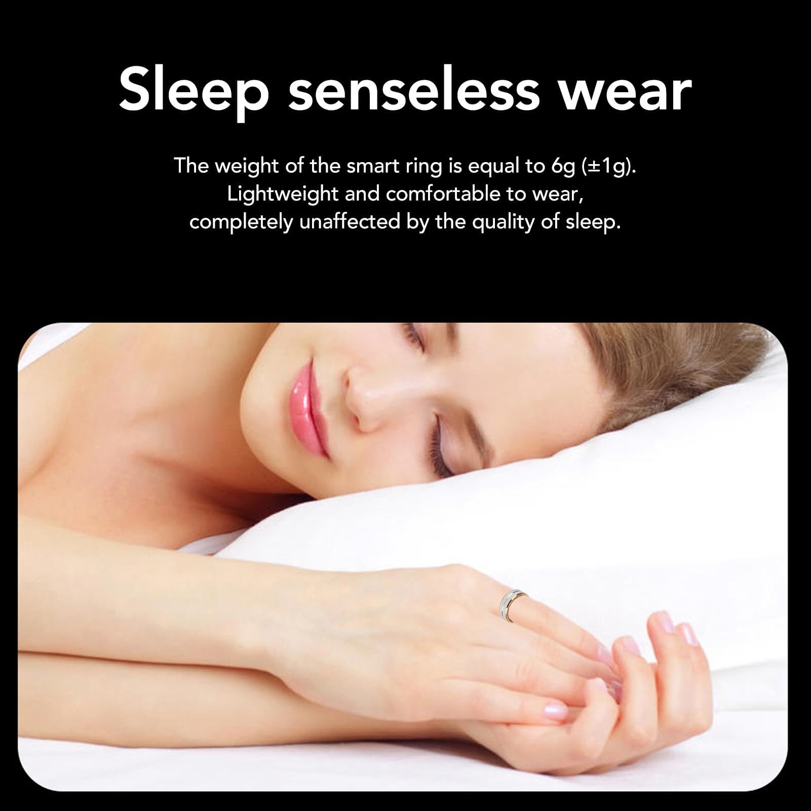 Dpofirs Anello intelligente per fitness e salute, impermeabile, monitoraggio del sonno, per donne e uomini