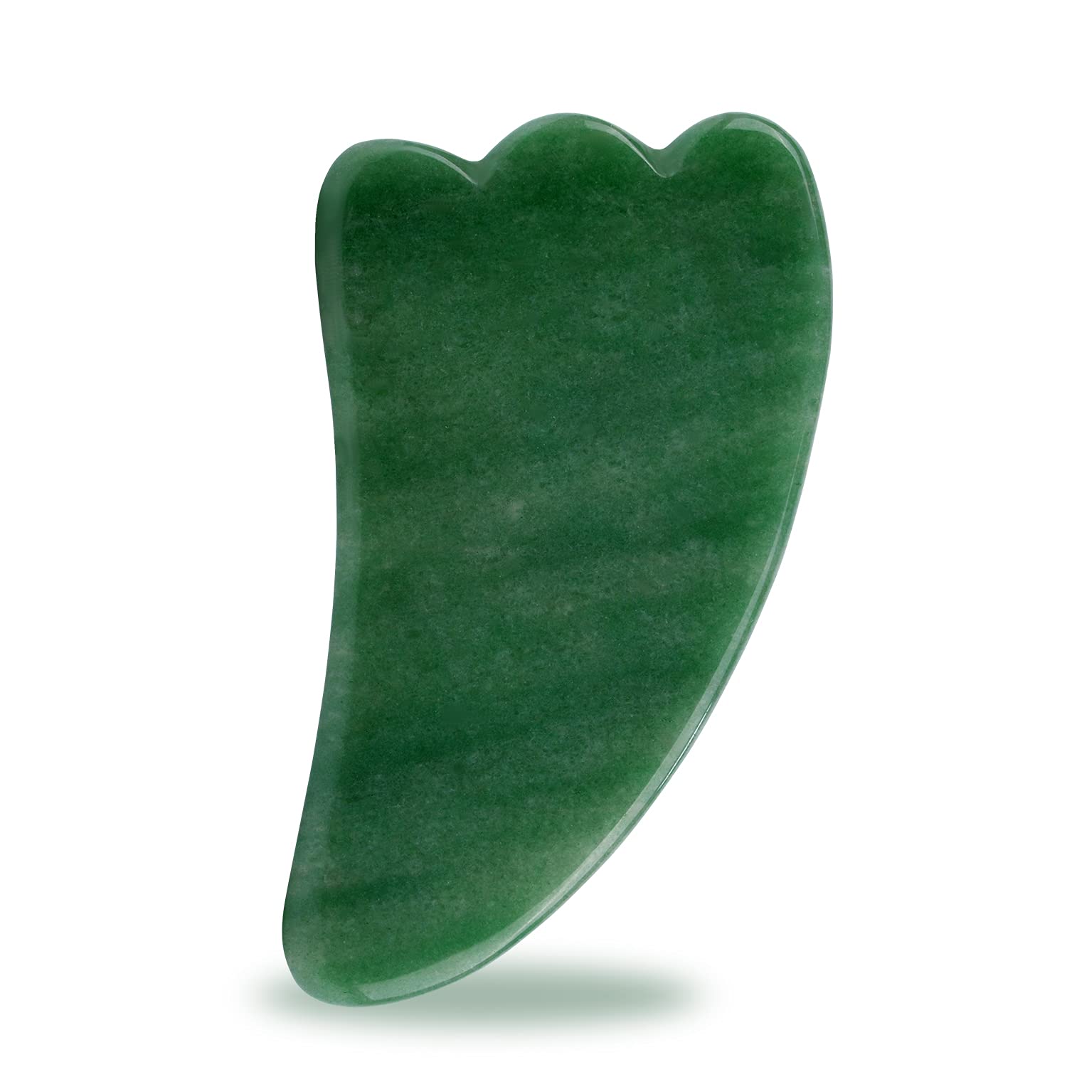 Gua Sha Facial Tool, Guasha Tool for Face, Gua Sha Massage Tool, Natural Jade Stone Guasha Board, Jawline Sculptor Face Sculpting Tool, Green Aventurine Gua Sha Set for Body Point Acupuncture Therapy