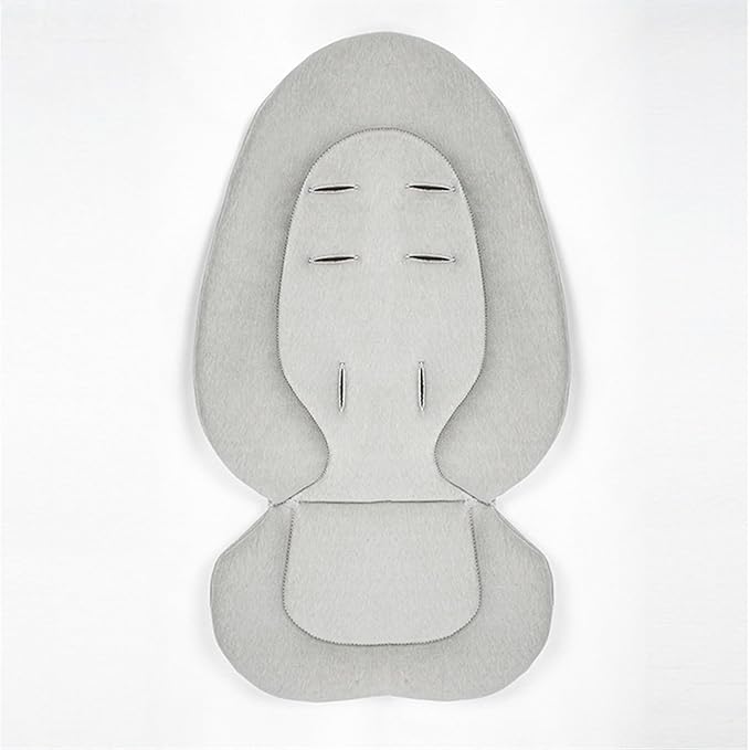Stroller Pad, kids Stroller Pad, Kids Stroller Cushion Pad, Stroller Seat Pad, High Chair Pad, with Five-Point Seat Belt Hole Design, Soft and Comfortable, The Kids Sits More Comfortabl