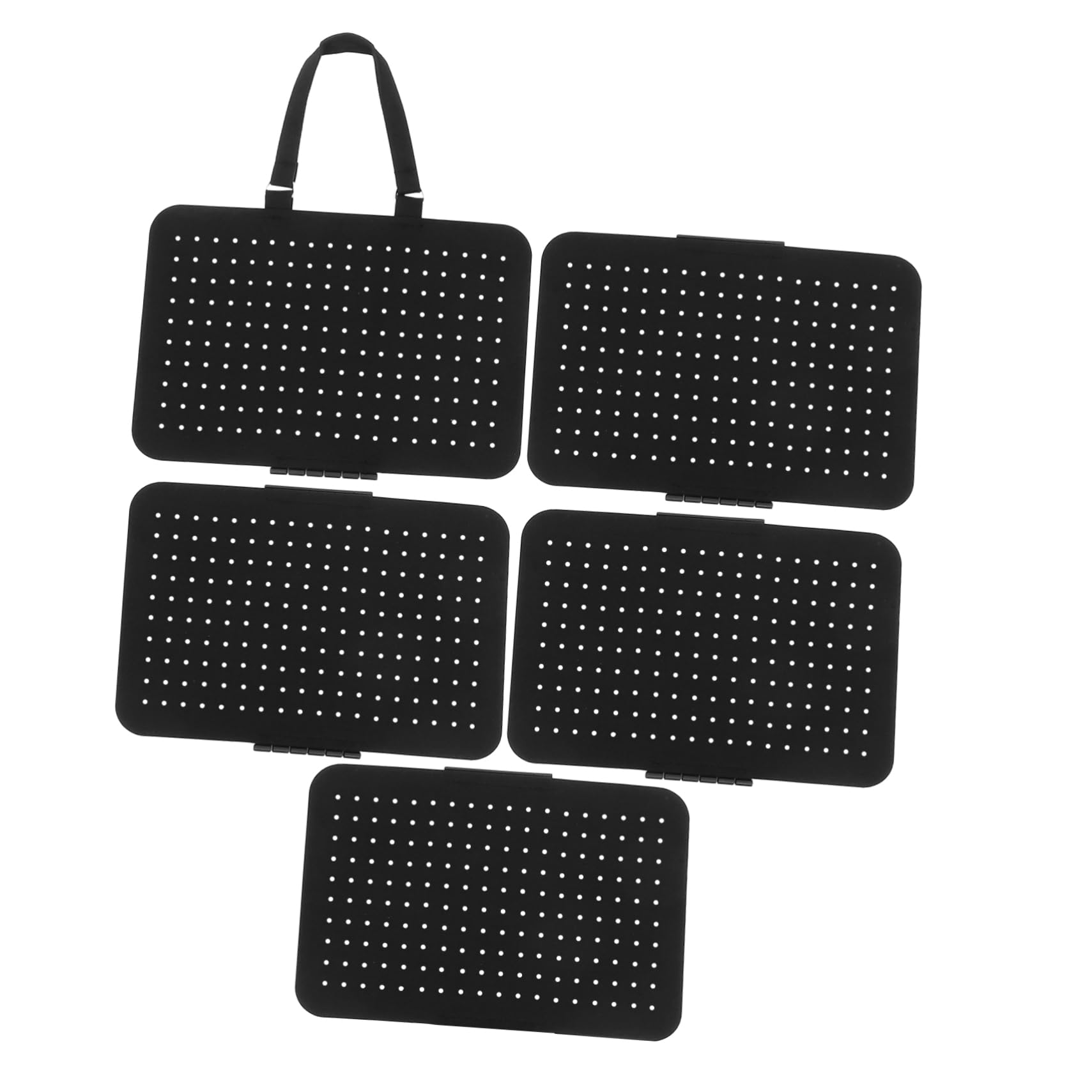 Hohopeti 1Set Wall Hanging Jewelry Organizer Detachable Earring Holder Enamel Pin Display Board Felt Necklace Brooch Storage for Home Commercial Use Ample Capacity for Jewelry