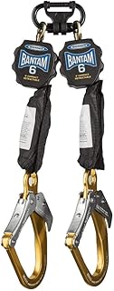 Werner R431006-R 6-Foot Bantam Web Self-Retracting Lifeline W/Aluminum Rebar, 1per Pack