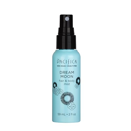 Vista 229 de Pacifica - Atomizador de fragancia corporal y perfume para el cabello Blue Moon con lavanda y grosella, sin alcohol, vegano y no testado
