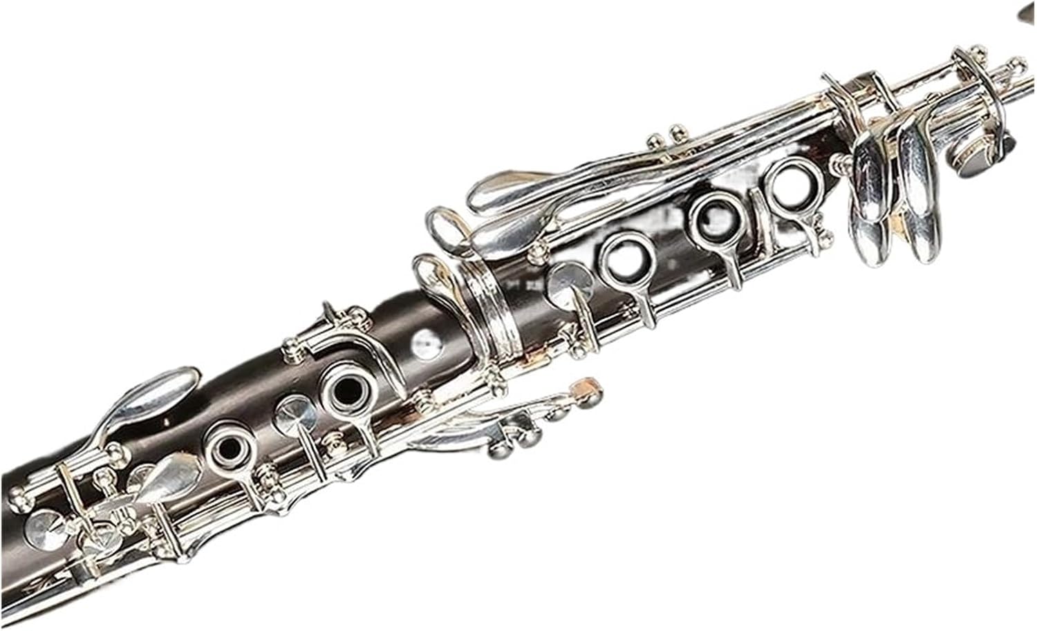 Wooden Ebony Bakelite 17key Bb KEY Clarinet Music