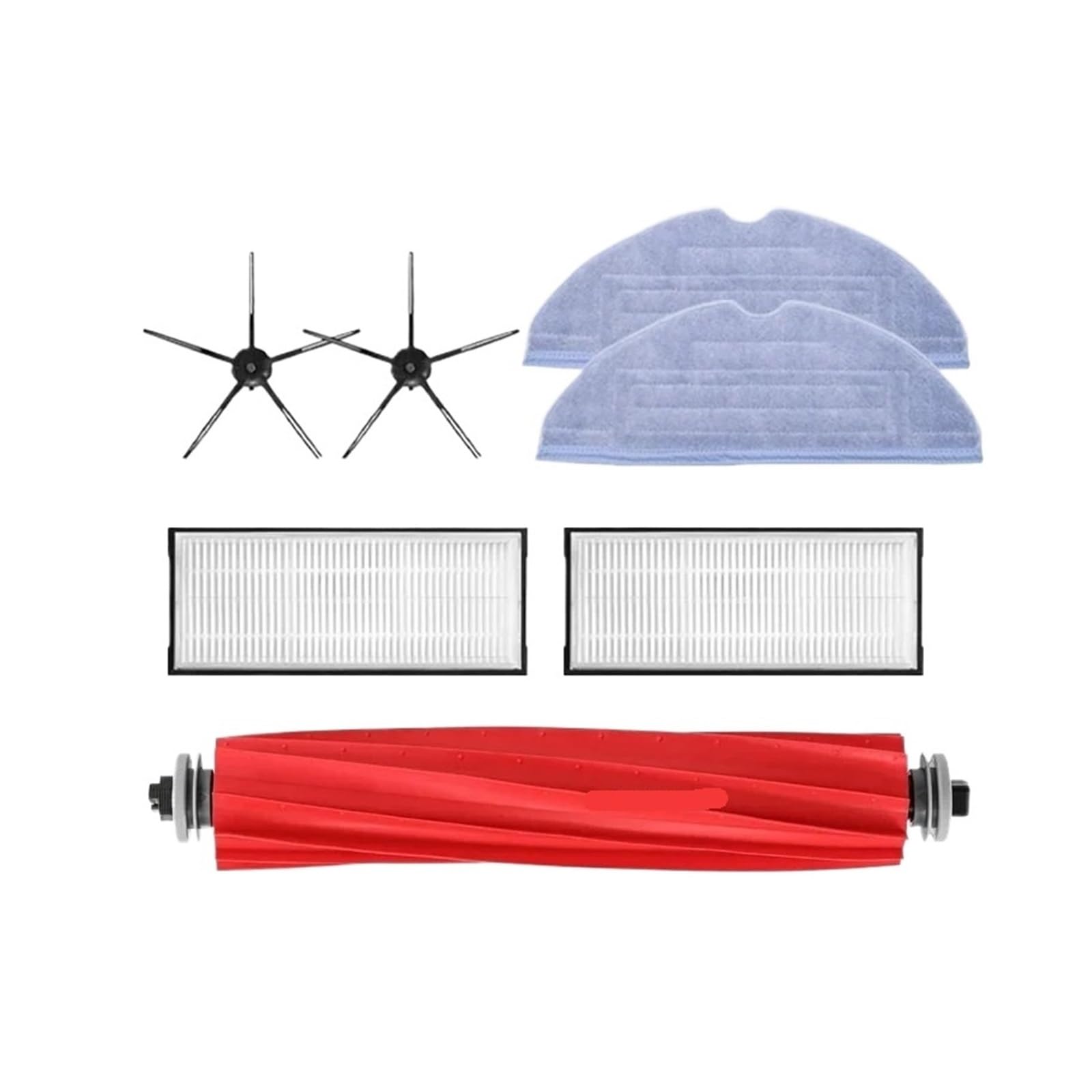 BREAPHBFCZ Compatible For xiaomi，Compatible For Roborock， S7 S70 S75 S7Max S7Maxv Ultra S7 Pro Ultra T7S Plus G10 Floor Roller Brush Accessories Robot Part(7pcs)