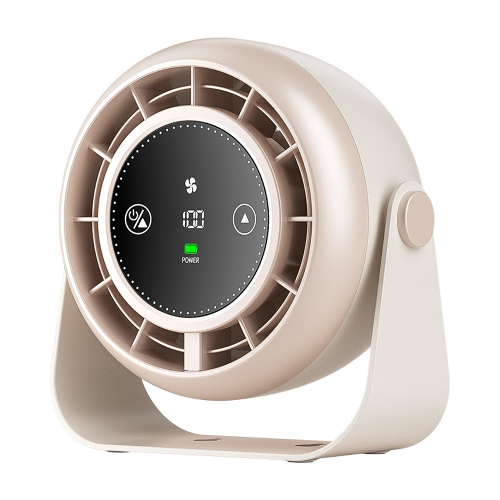 Aqvjd Portable USB Desktop Fan 100 Speed Digital Display Quiet Cooling for Home Air Coolers