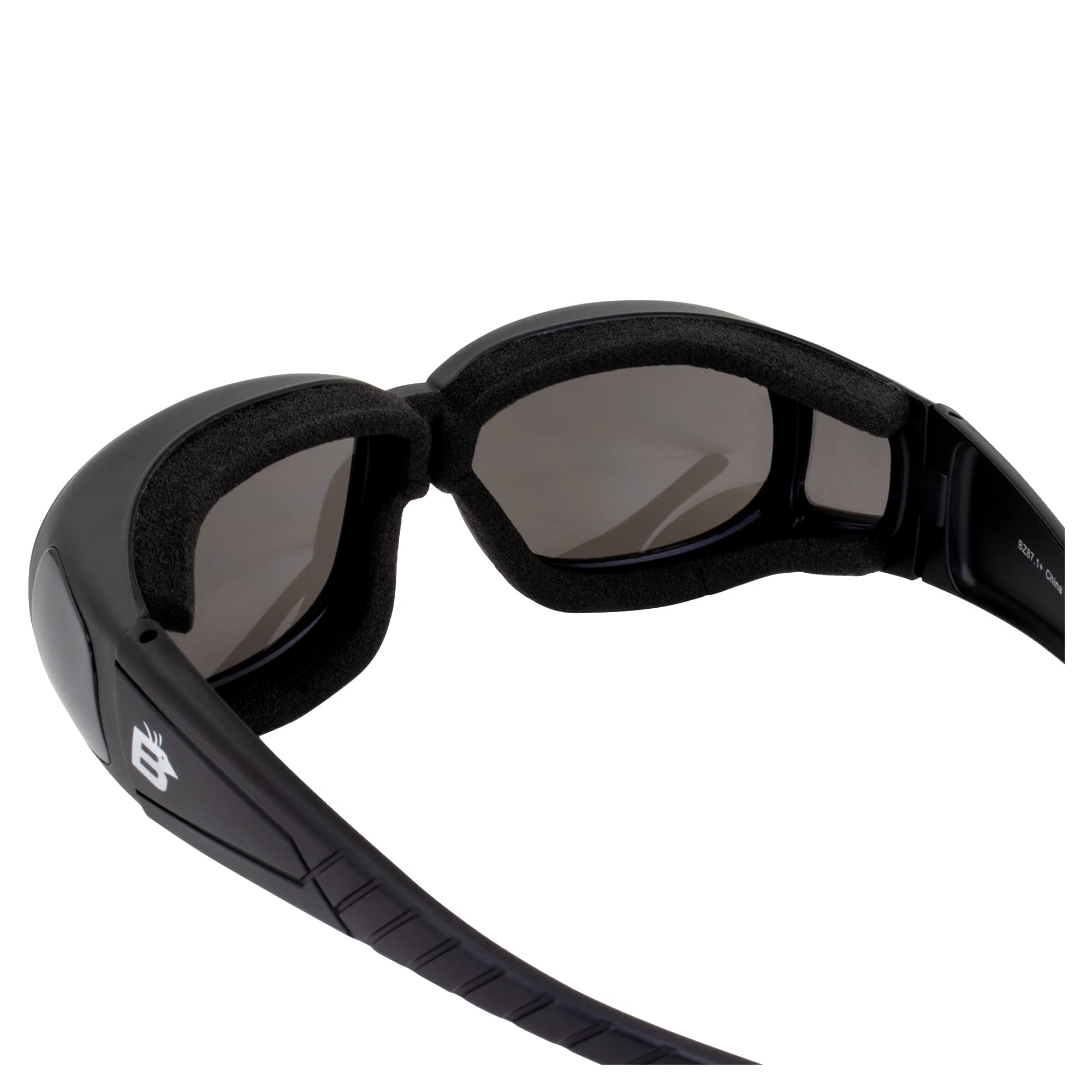 Birdz Swallow Foam imbottito sopra gli occhiali occhiali di sicurezza moto lenti fumo