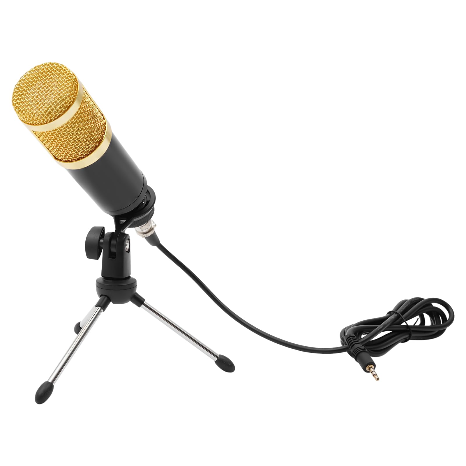 Set di microfoni a condensatore in ABS, BM800, in metallo, con 3 connettori per cellulare, mixer audio con scheda audio per chitarra/consegna/registrazione, podcast Equipment Soundboard