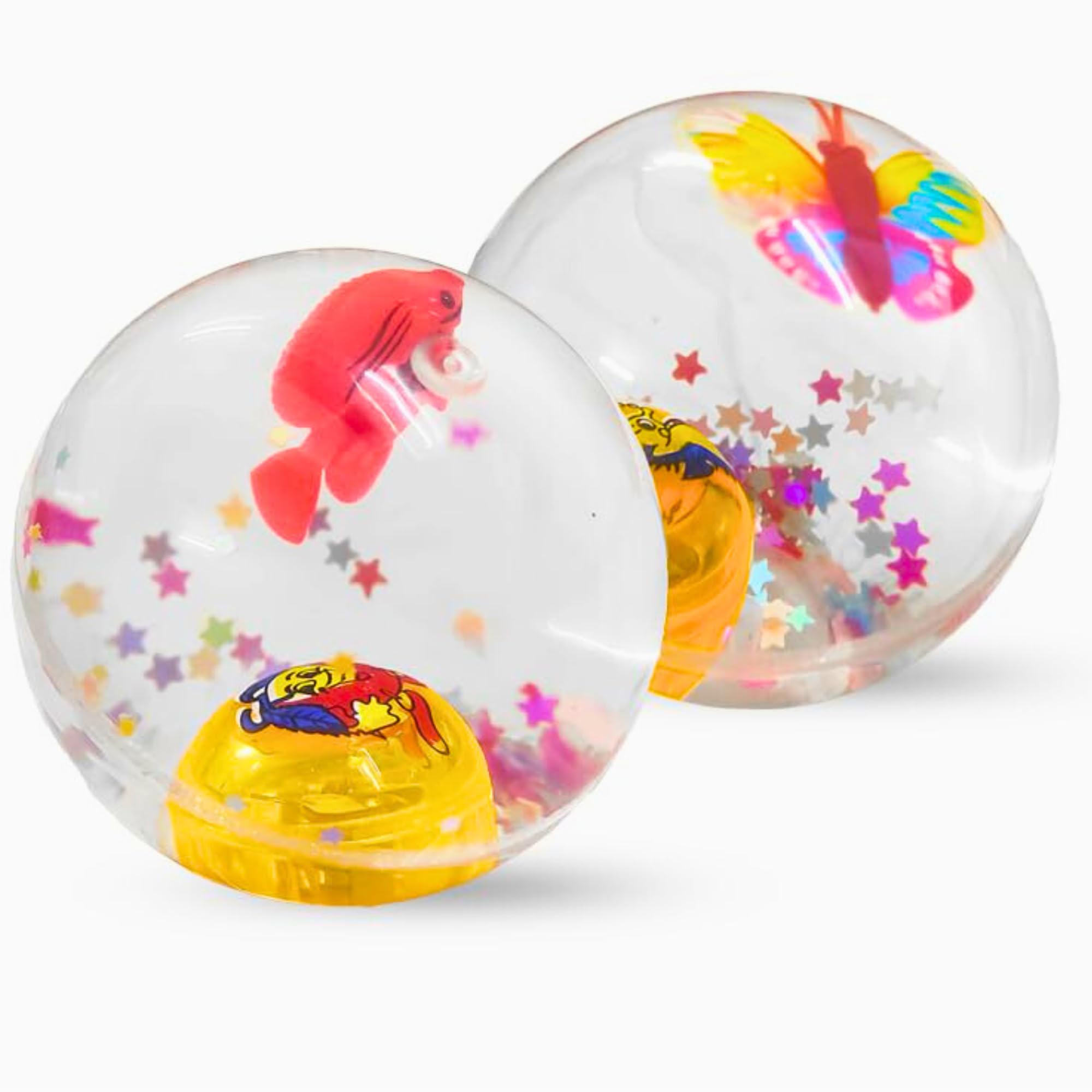 Flashing Ball Bouncing Anti-Stress Light LED 70MM Gift Fun Toys for Children Water Bounce Ball Toy Multicolor Light (Water Led Light Boll 2)