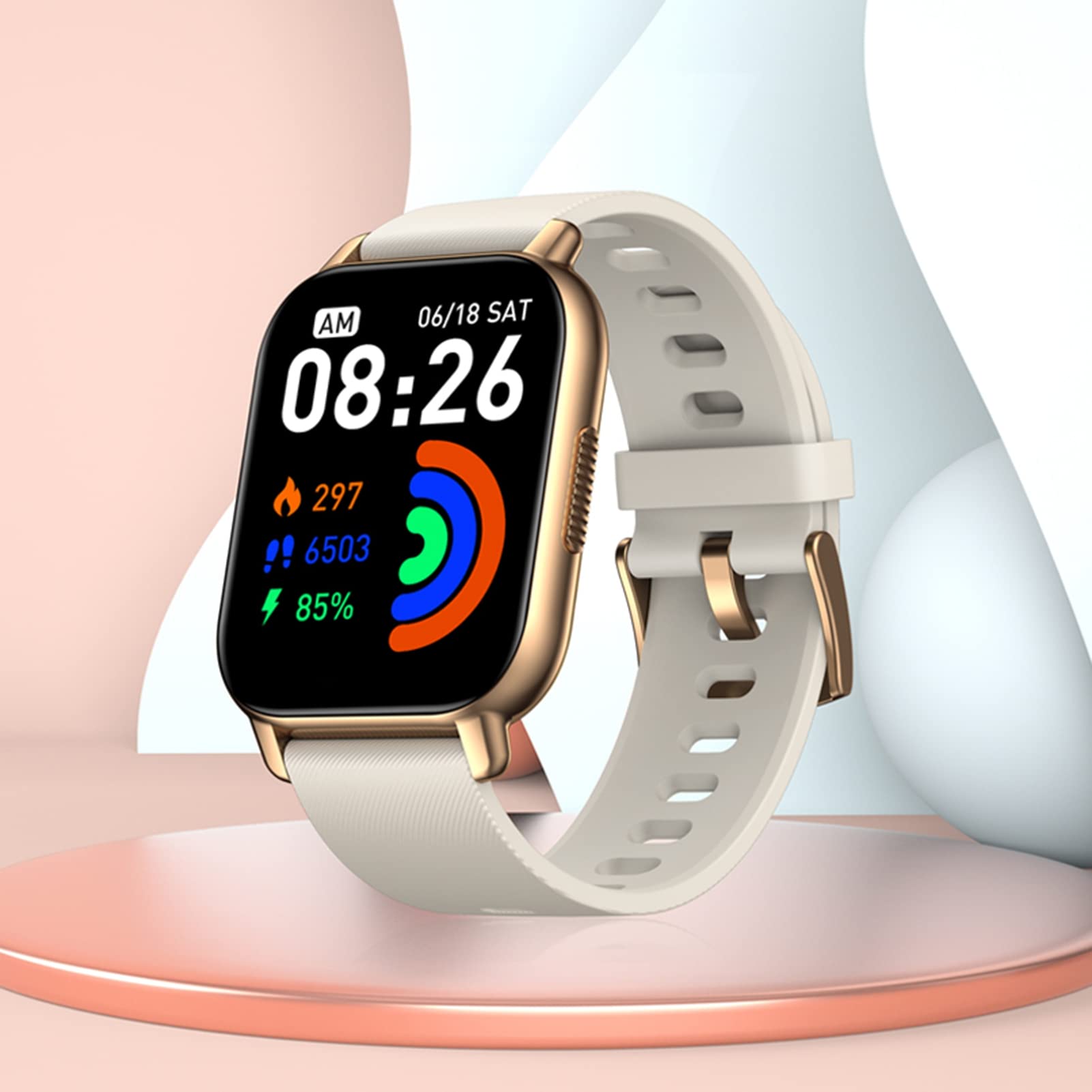 Zeblaze BTALK SMART WATM Multifunkcyjne monitorowanie zdrowia IP68 Wodoodporne sporty modowe BT Calling Smart Watch do biegania