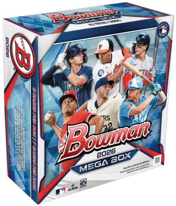NEW 2026 BOWMAN Baseball Trading Card MEGA Box
