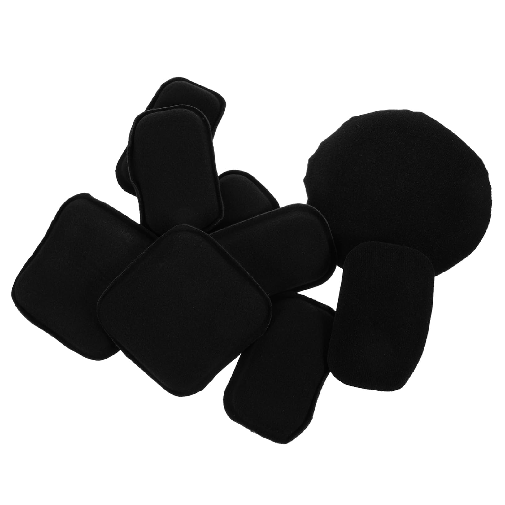 DECHOUS 3 Sets Absorption Helmet Pad Comfortable Breathable Outdoor Helmet Accessories Durable Lining with Sticky Circles Ergonomic Design for Secure Fit