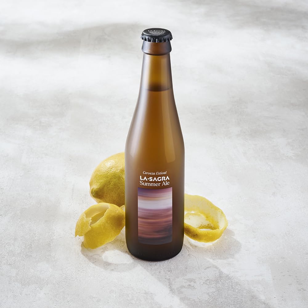 La Sagra Summer Ale. 4,4% Vol., Caja con 24 botellas de 33 cl, Total 7920 ml
