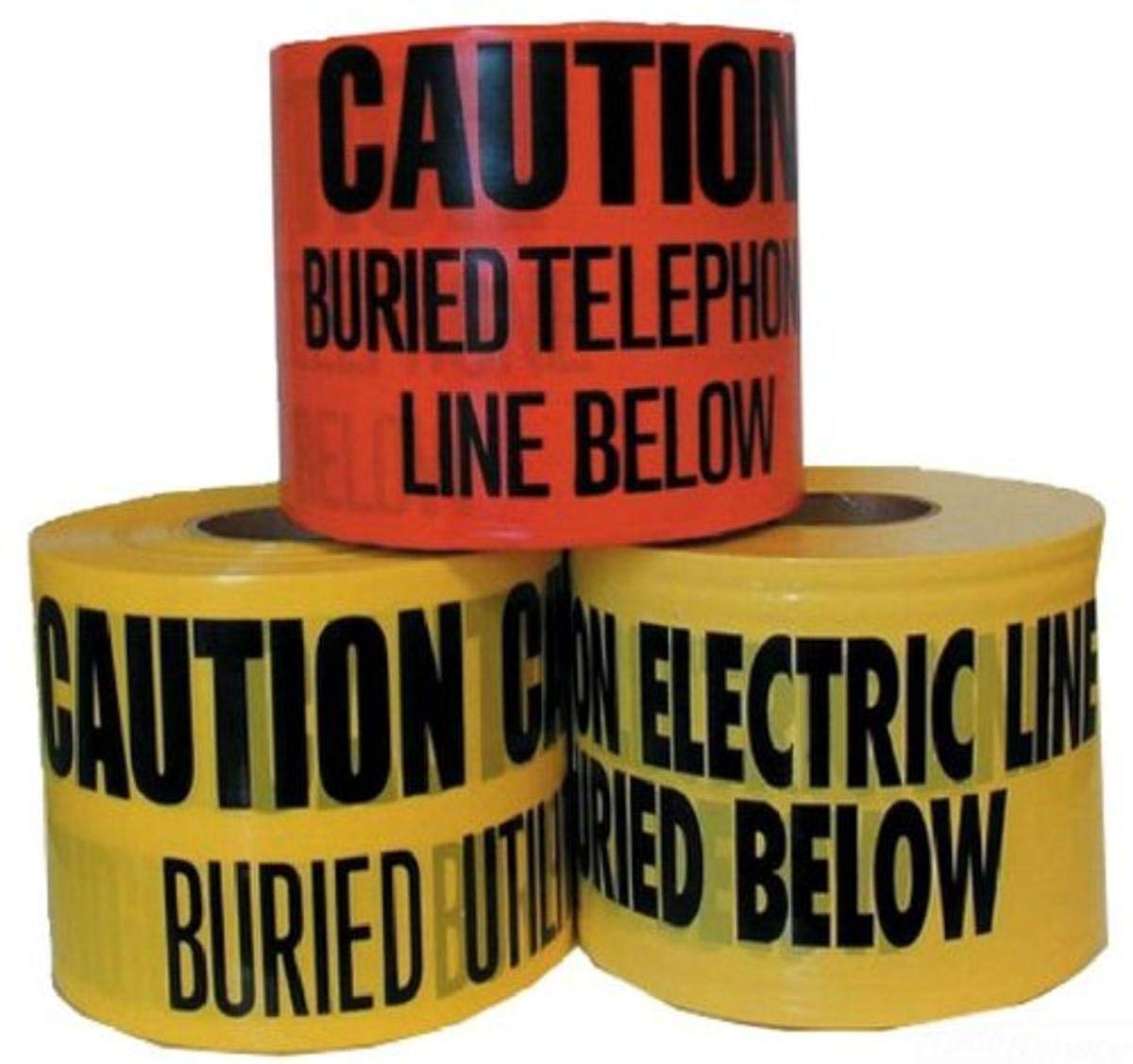 L.H. Dottie UT29D Underground Tape, Buried Electric Line Below, 6-