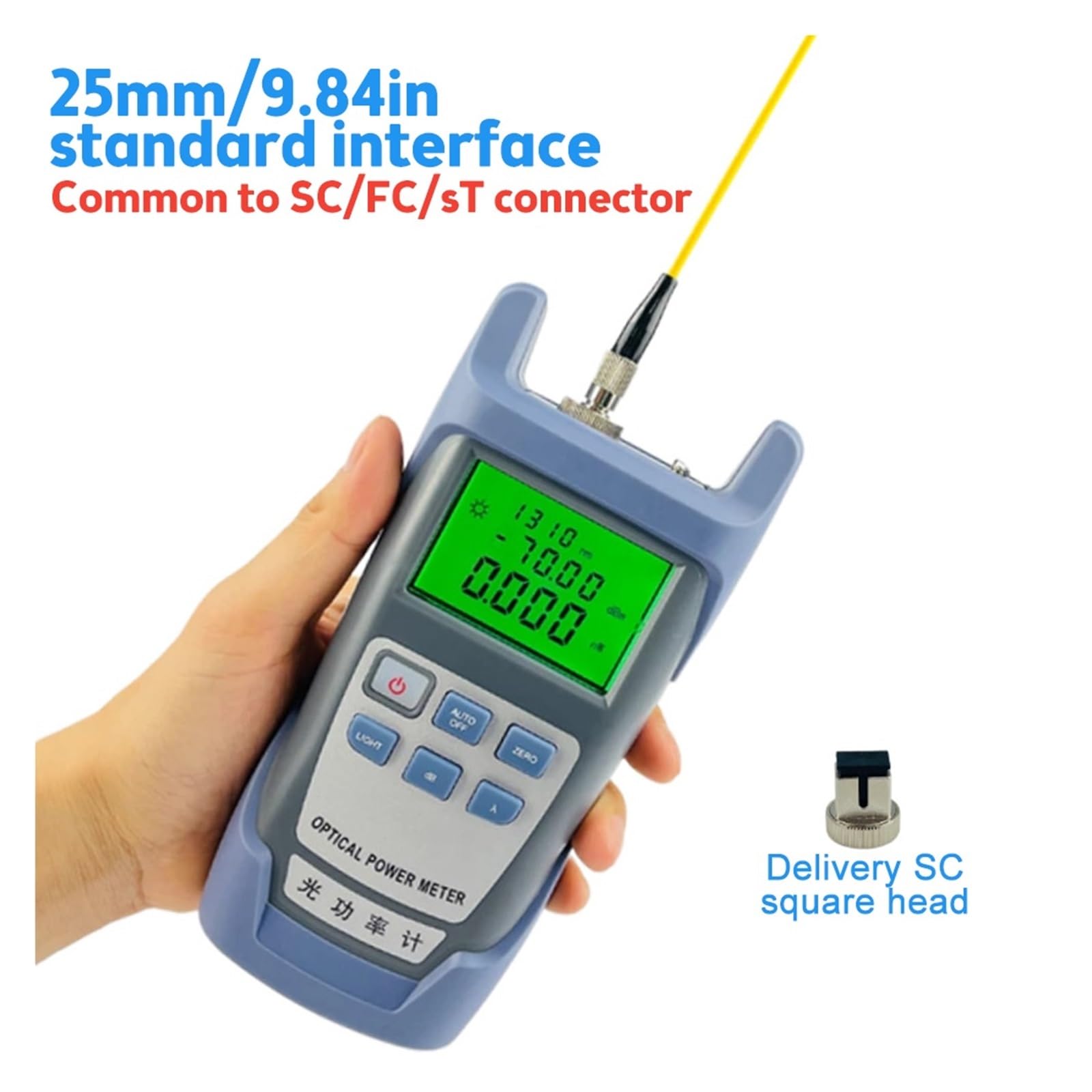Kit d'outils de testeur câble à fibre optique 15 en 1 FTTH, compteur puissance OPM -70-+10dBm localisateur visuel défauts, stylo VFL 10/20/30 mw Inspection de circuits | 30MW pen