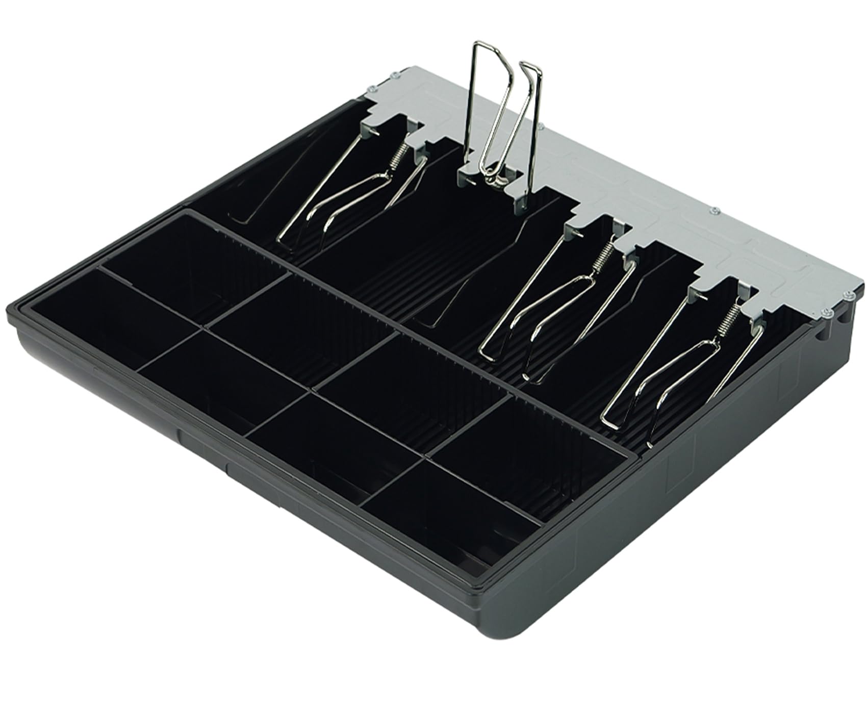 Organizzatore di Denaro per Cassetto Portavalori, Chiusura a Scatto per Banconote, Chiusure in acciaio inox, Regolazione della Larghezza, Armadietto sotto l'inserto per Monete, HDWR HD-WS35