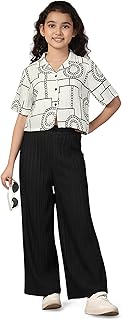 Fashion Dream Girls Cotton Blend Embroidered Co-Ord Set|Coord Set|Combo Set|Kids Clothes for Girls Price In India