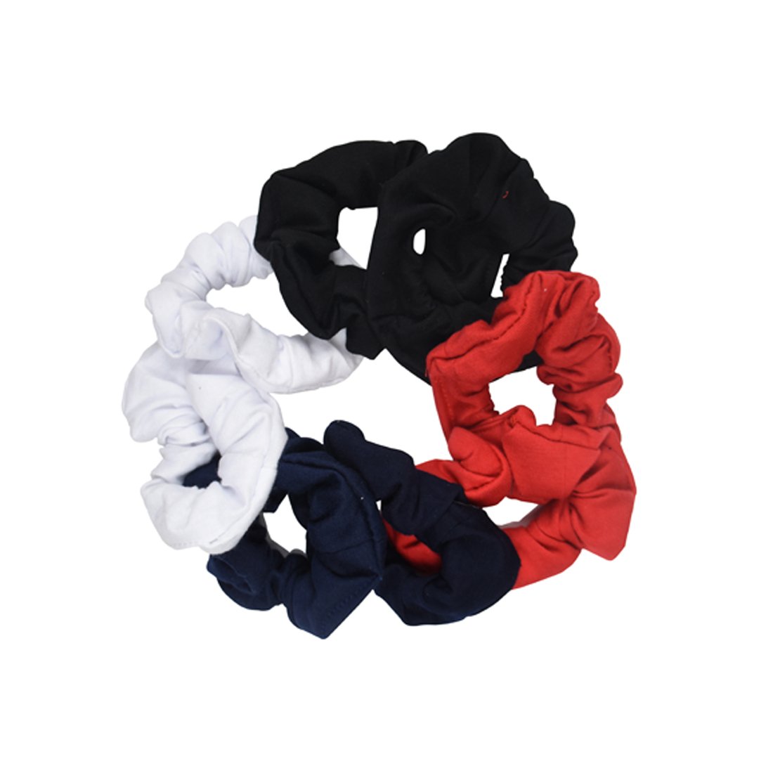 Motique Accessories 9 Pack Scrunchies Hair Ties - Classics