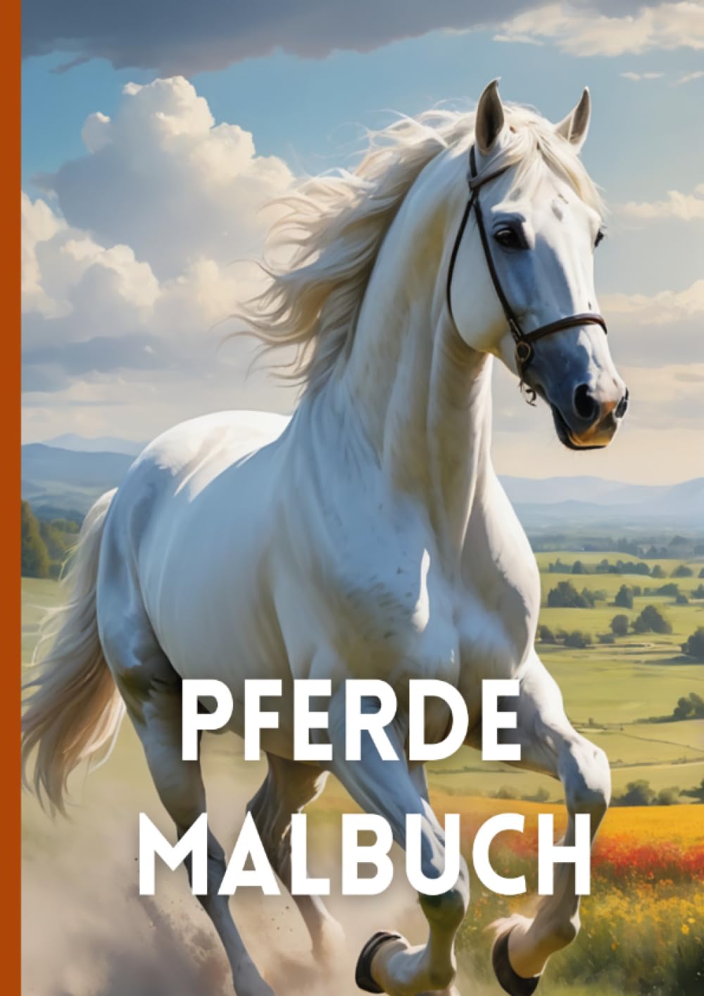 Pferde Malbuch - Pferdebilder & Mandalas: ab 10 Jahren | Mädchen, Jungen, Erwachsene | 52 Wunderschöne Pferdemotive zum Ausmalen