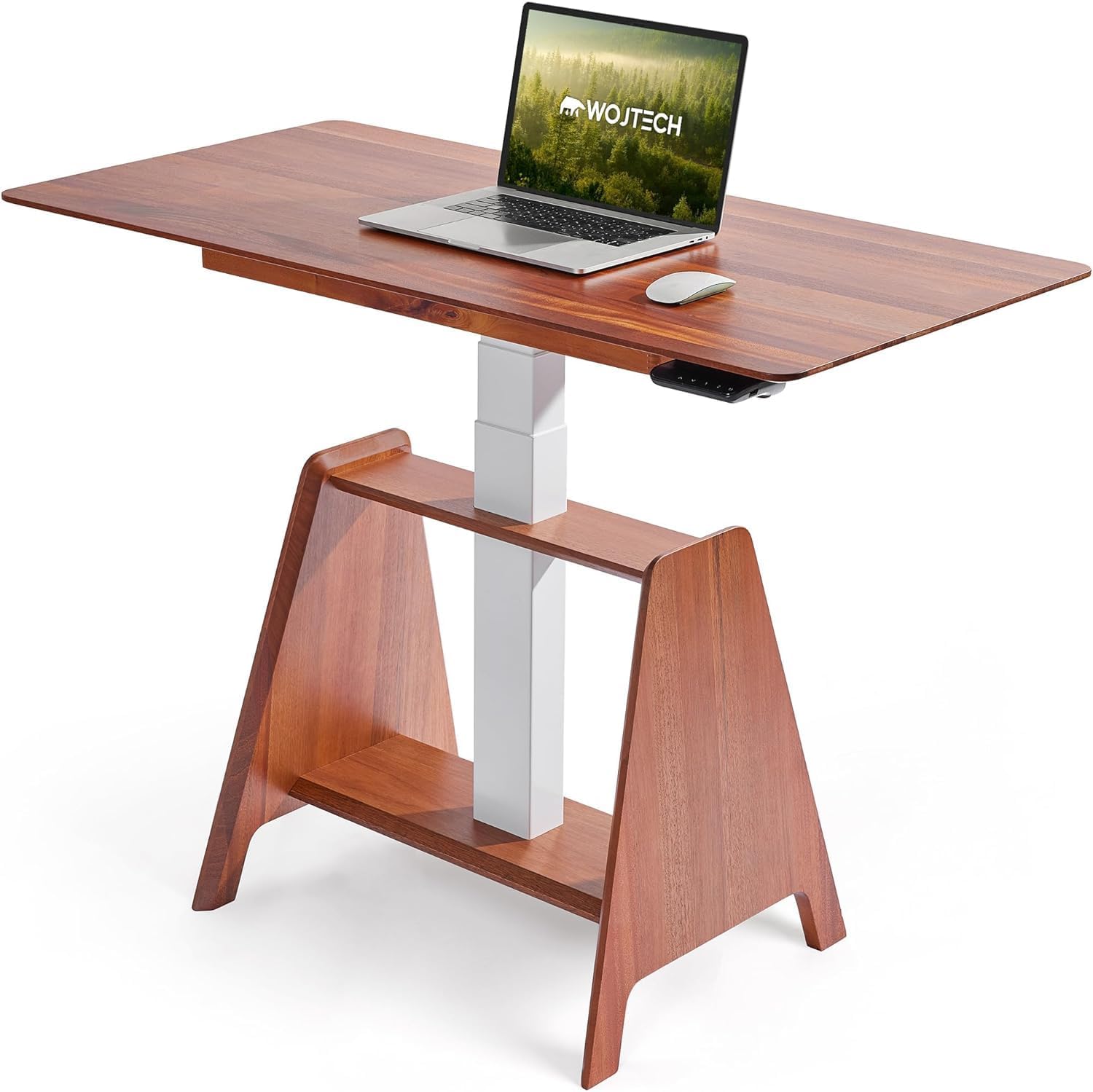 WOJTECH Height Adjustable Standing Desk Silent Monitor