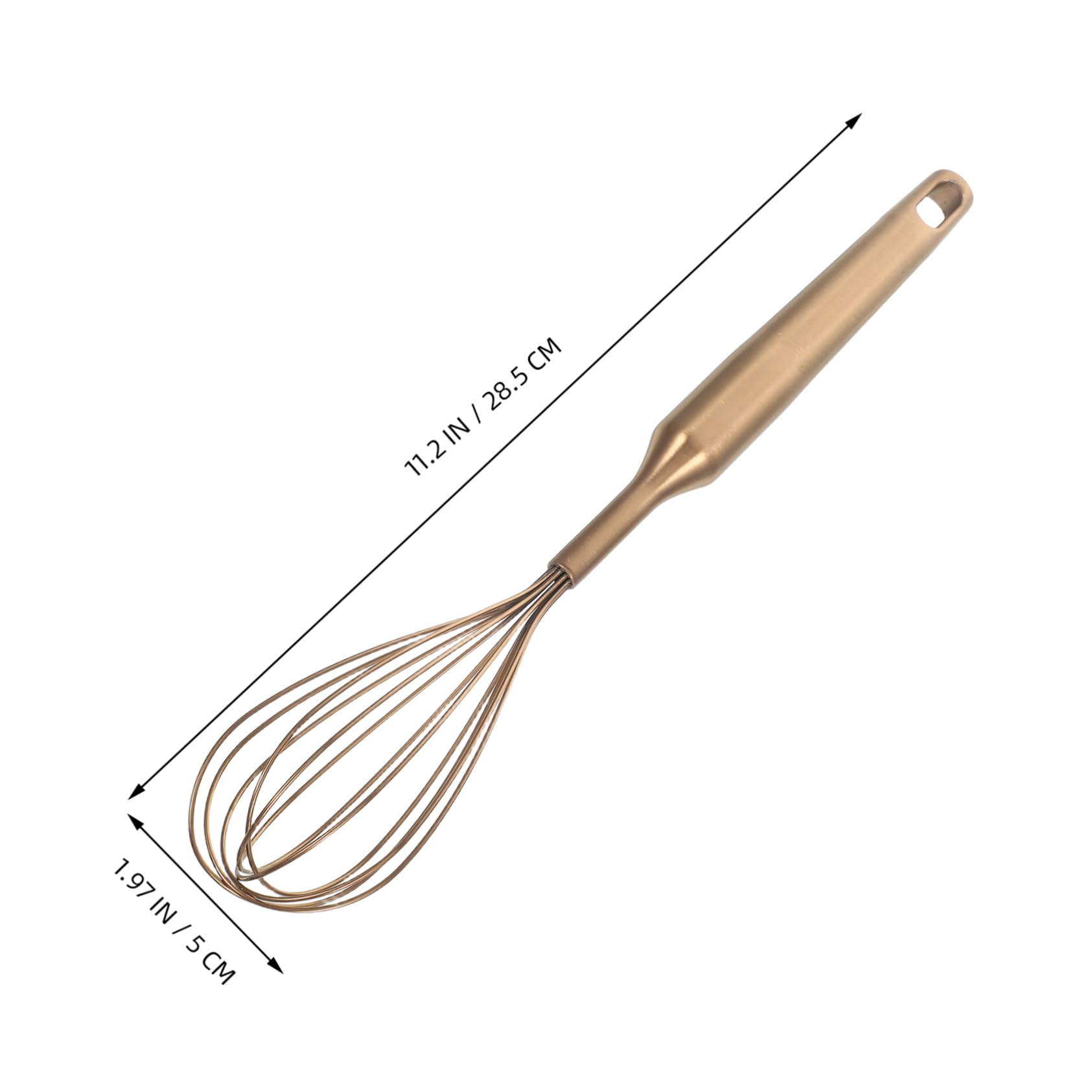 Cabilock Manual Egg Beater with Hook Stainless Steel Handheld Whisk Cream Hand Mixer For Mixing Blending Beating Stirring Cooking Kitchen Tool Accessories