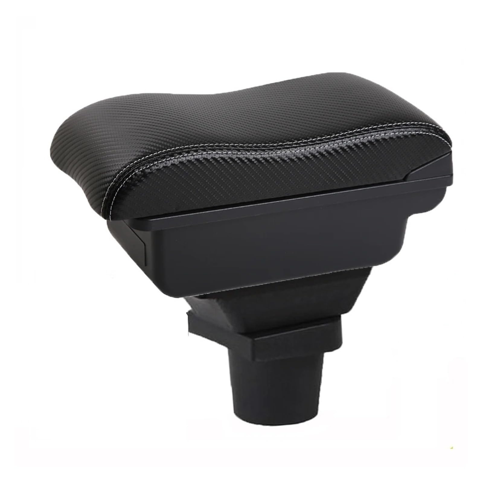 Ggwqoops Car Armrests For UP For Skoda For Citigo Iv For VW For Seat For Mii Car Armrest Box Central Storage Elbow Support Armrest Box(B-No USB-White line)