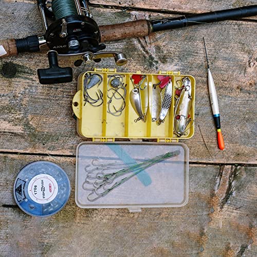 Pack of 40 Fishing Hooks, Carbon Steel Fishing Accessories, Fishing Hooks with Barbs, Various Fish Types for Sea Lake - Image 4