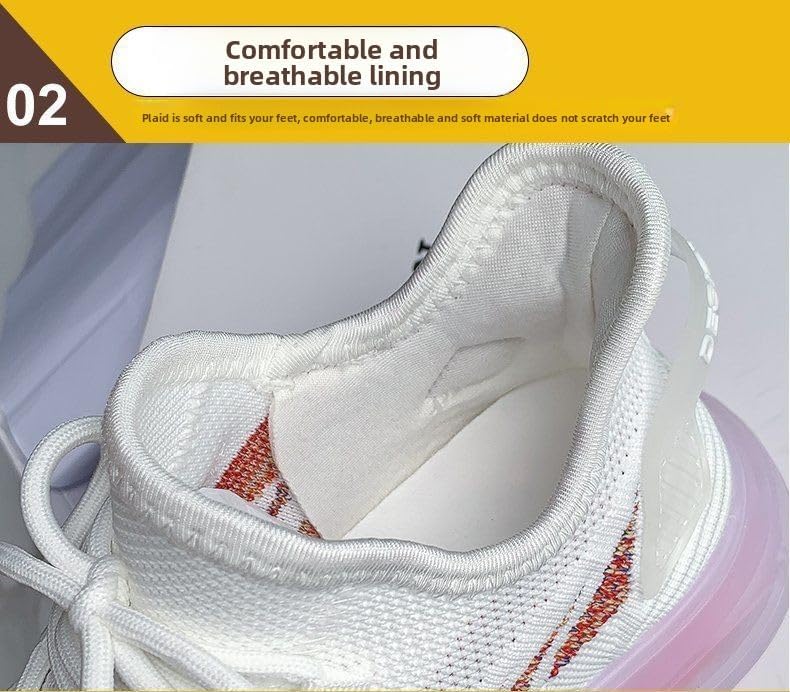 Wholesale New Women's Shoes Large Size Casual Korean Version Fashion Versatile Sports Women's Version Shoes Outdoor Sports Elastic Light Non-Slip Shock Absorption