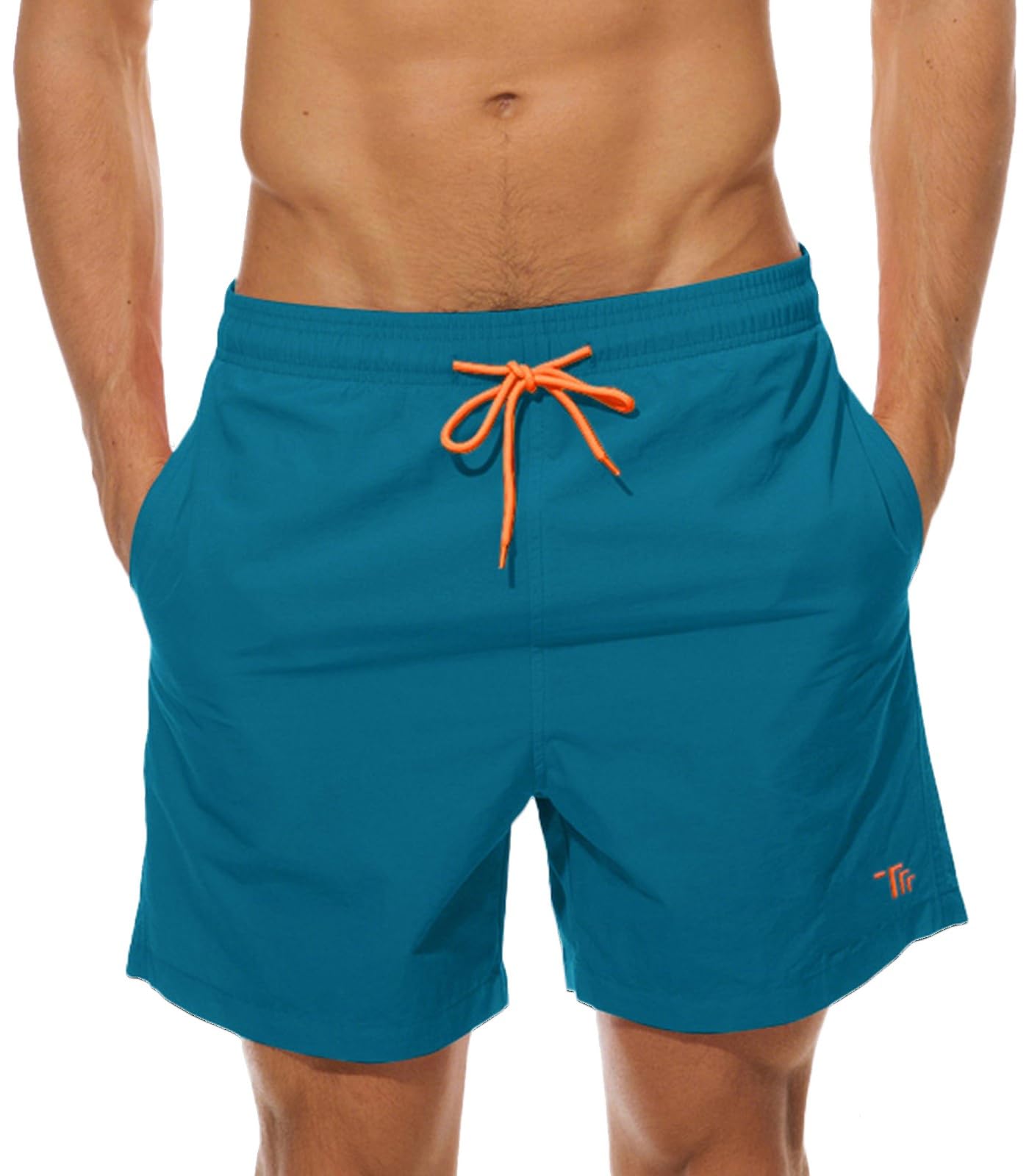 Rdruko Badehose Herren Kurz Badeshorts Schnelltrocknend Schwimmhose Boardshorts Sporthose Männer Verstellbar Tunnelzug mit Meshfutter