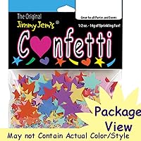 Vista 2 de Confeti Grad Cap Negro, Púrpura Combo - 2 bolsas de media onza (1 oz) (8400/8412)