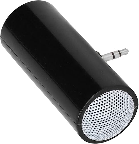 Miniatura 9 de Diyeeni Mini altavoz portátil, altavoz enchufable con entrada de audio auxiliar de 0.138 in, altavoces de línea para teléfono inteligente,