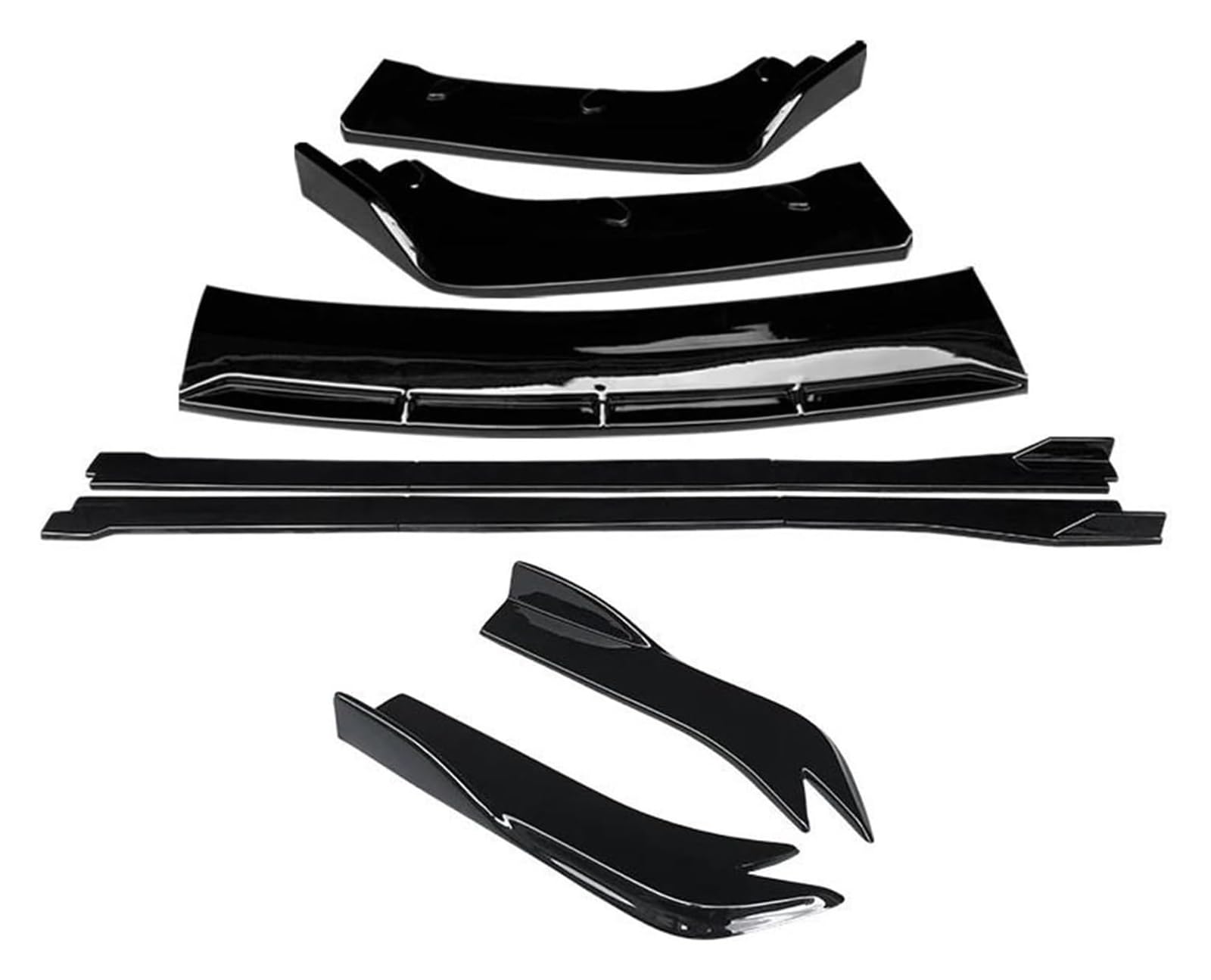 Difusor faldón lateral para S5 2017-2019 en acabado negro brillo 8