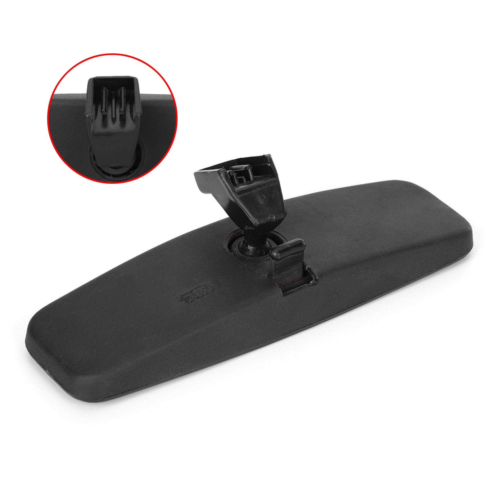 Specchietto retrovisore interno, 814842 in materiale ABS,Robusto, non facile da rompere,Non è Facile Cadere,per 107 206 OE 814842 per auto