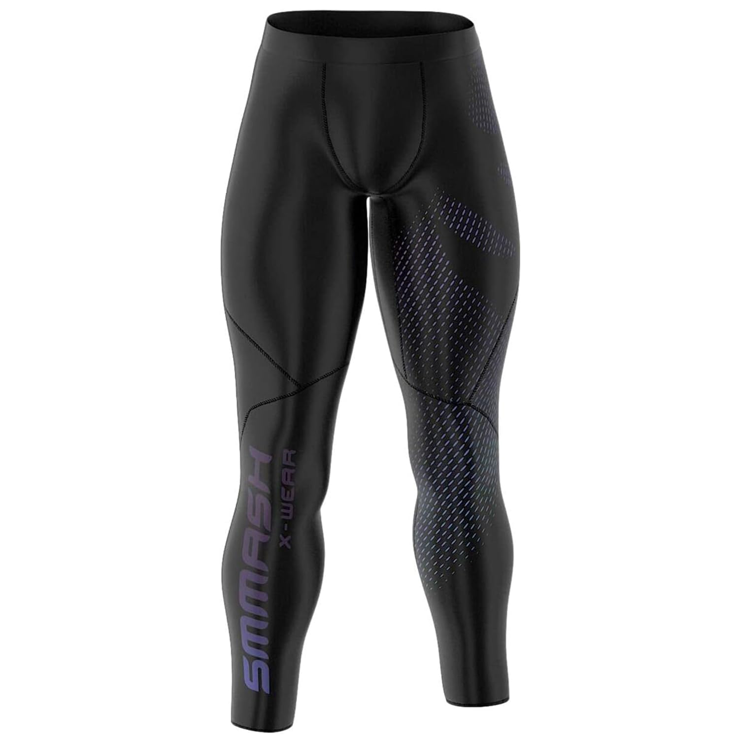 SMMASH Pantaloni A Compressione Pantaloni da Corsa per Uomo Leggings Lunghi Leggings Sportivi per Uomo Tecnologia di Seconda Pelle Traspirante Pantaloni da Corsa