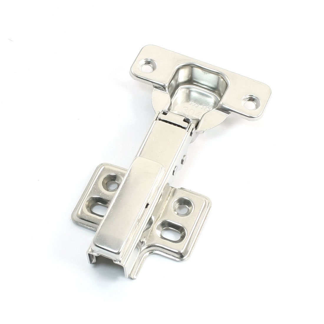 Uxcell Silver Sourcingmap Kitchen Door Cabinet Full Overlay Hydraulic Damper Hinge 22Mm Cup