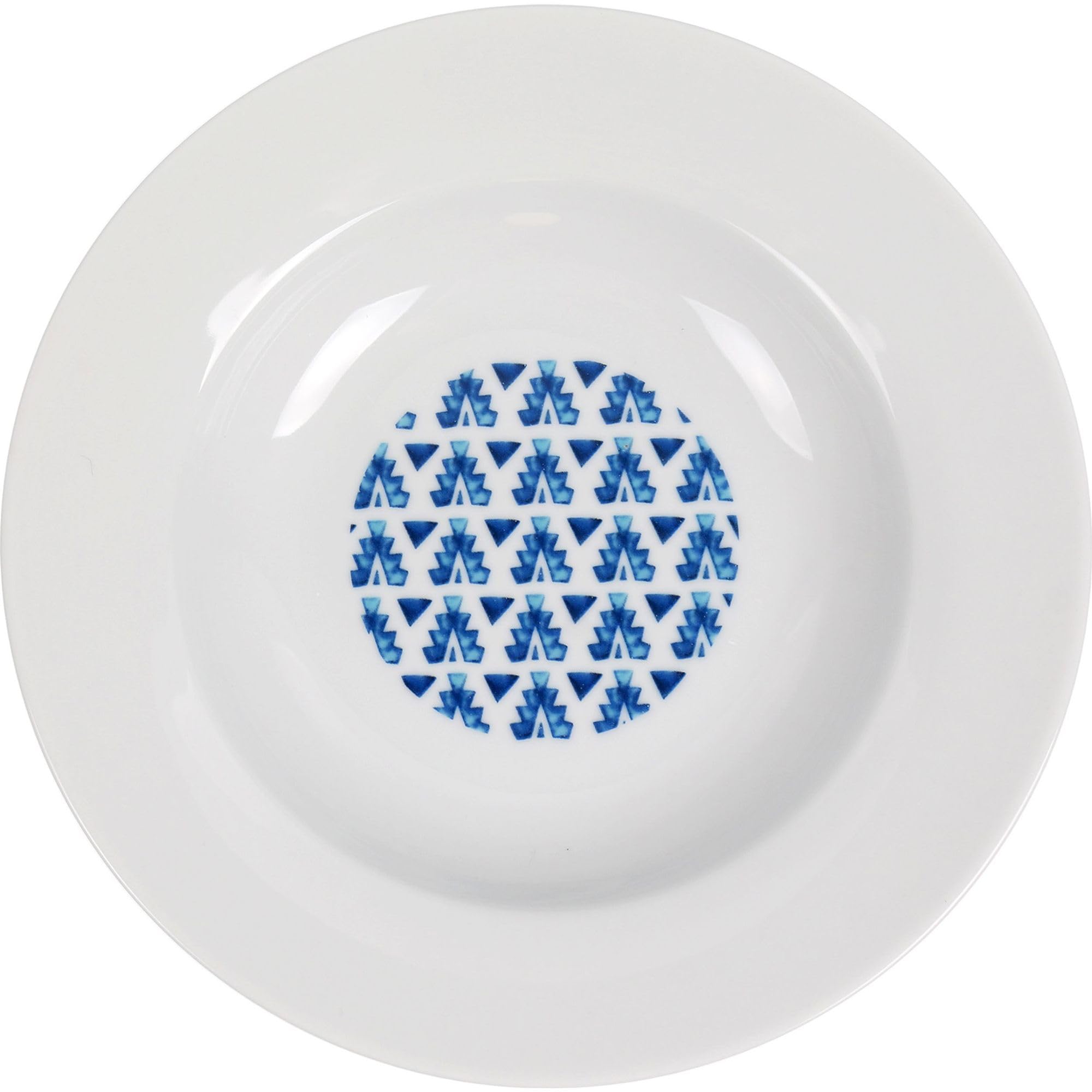 La Mediterránea Vajilla Completa 12 Piezas de Vidrio Templado - 4 Platos Llanos, Hondos y de Postre - Colección Marvin