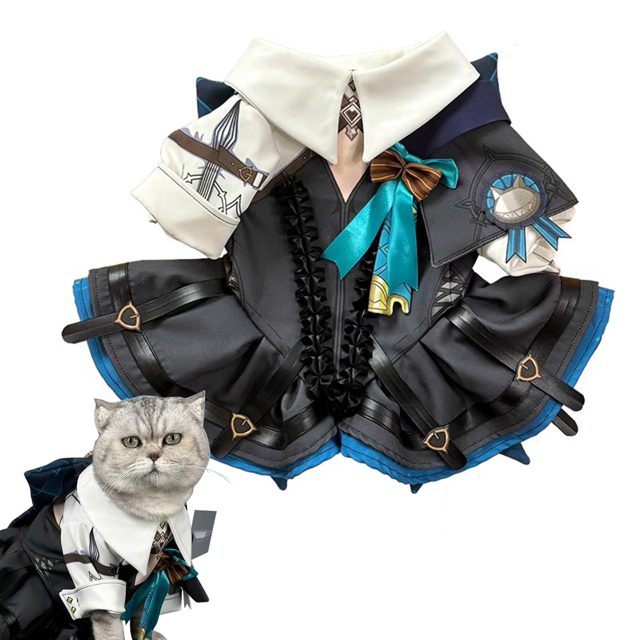 Amazon.co.jp: 原神 ペット服 猫服 犬服 コスプレ衣装 リネット ペット 