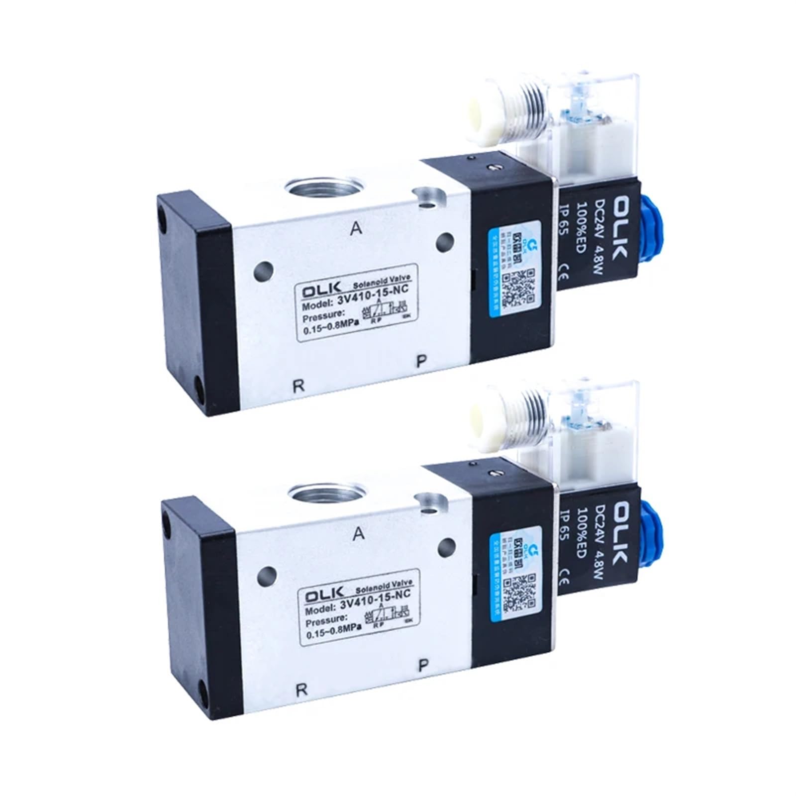PXQCHAVLN 3V410-15-NC 3V410-15-NC 3/2 Way Pneumatic Solenoid Valve AC220V DC24V DC12V AC110V AC24V Normally Closed Open valves(3v410-15-nc,DC12V)